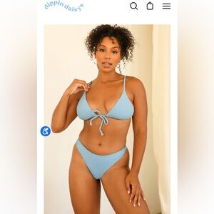 Dippin’ Daisy’s seaport bottom and Zuma top in the color tides